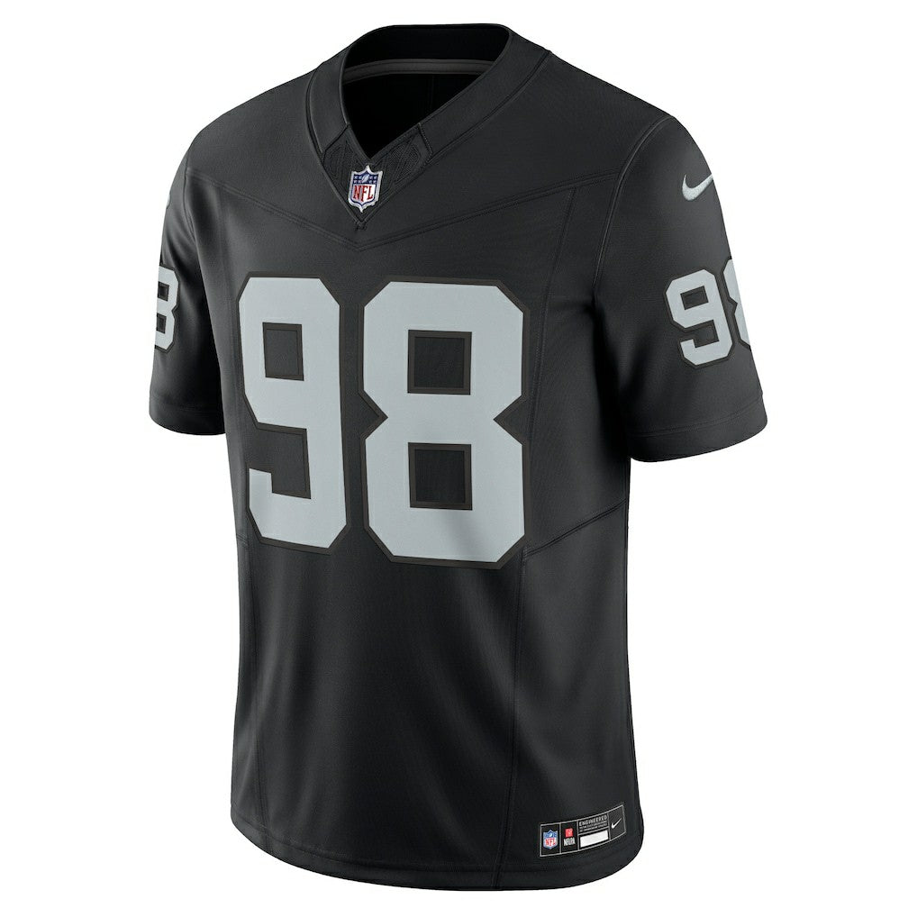 Maxx Crosby Las Vegas Raiders Vapor F.U.S.E. Limited Jersey - Black | Nike sale