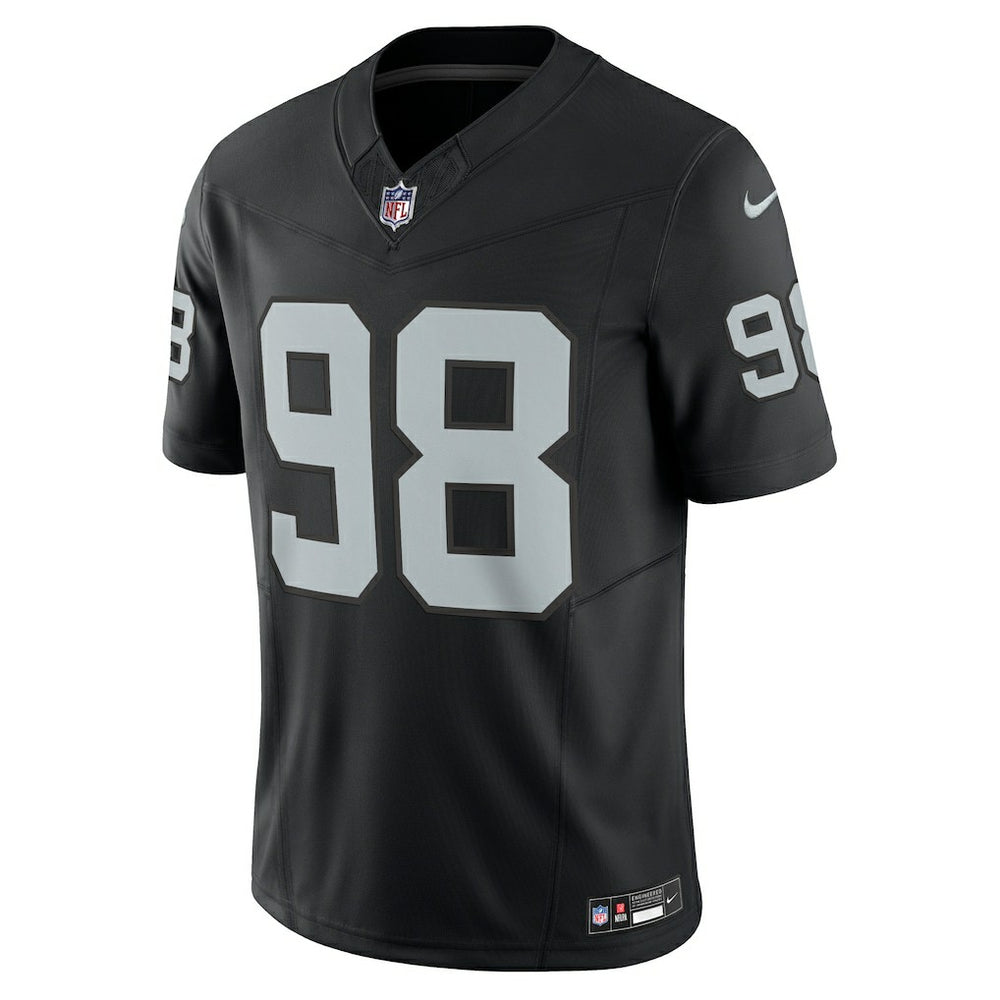 Maxx Crosby Las Vegas Raiders Vapor F.U.S.E. Limited Jersey - Black | Nike sale