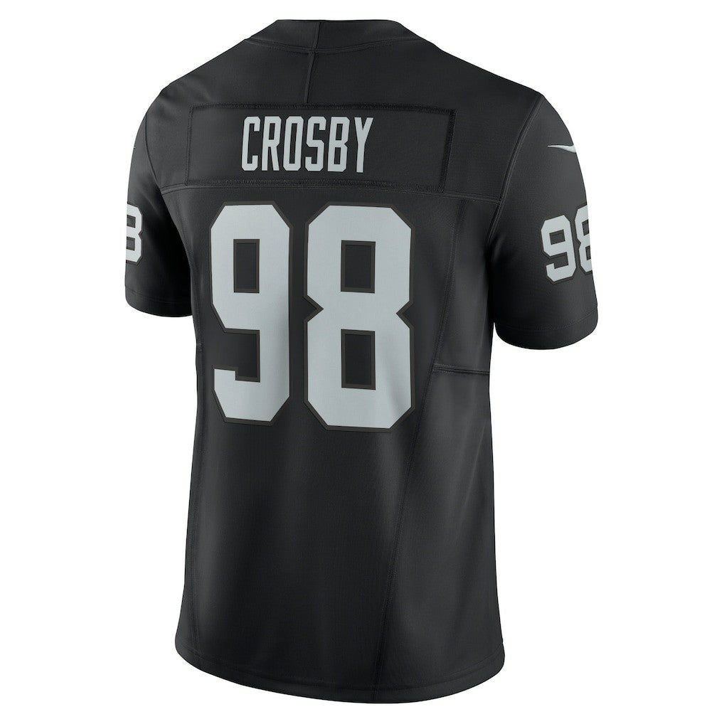 Maxx Crosby Las Vegas Raiders Vapor F.U.S.E. Limited Jersey - Black | Nike sale