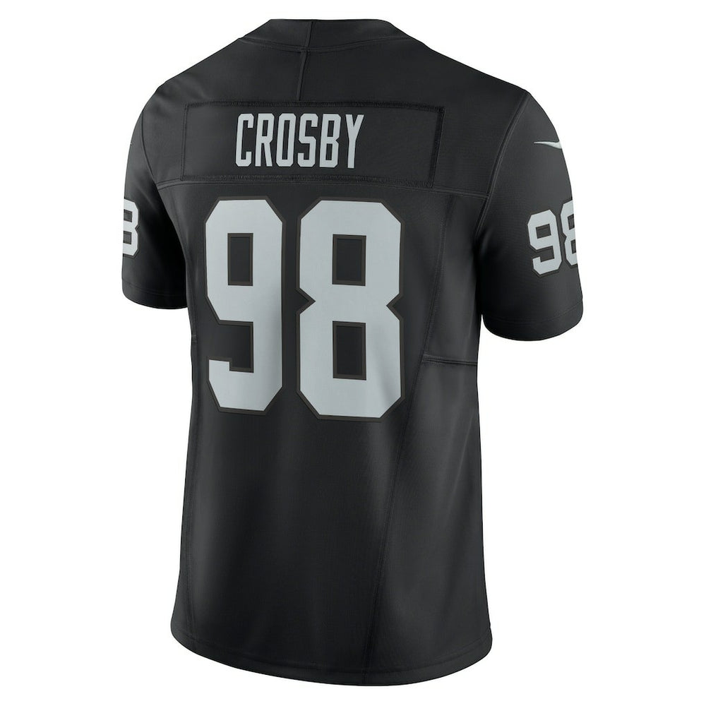 Maxx Crosby Las Vegas Raiders Vapor F.U.S.E. Limited Jersey - Black | Nike sale