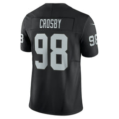 Maxx Crosby Las Vegas Raiders Vapor F.U.S.E. Limited Jersey - Black | Nike sale