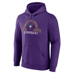 Arizona Diamondbacks Majestic Utility Pullover Hoodie - Purple
