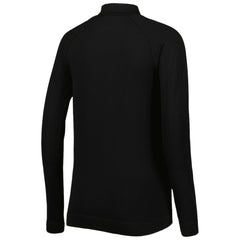Boston Red Sox Levelwear Women's Verse Asymmetrical Raglan Tri-Blend Quarter-Zip Jacket - Black