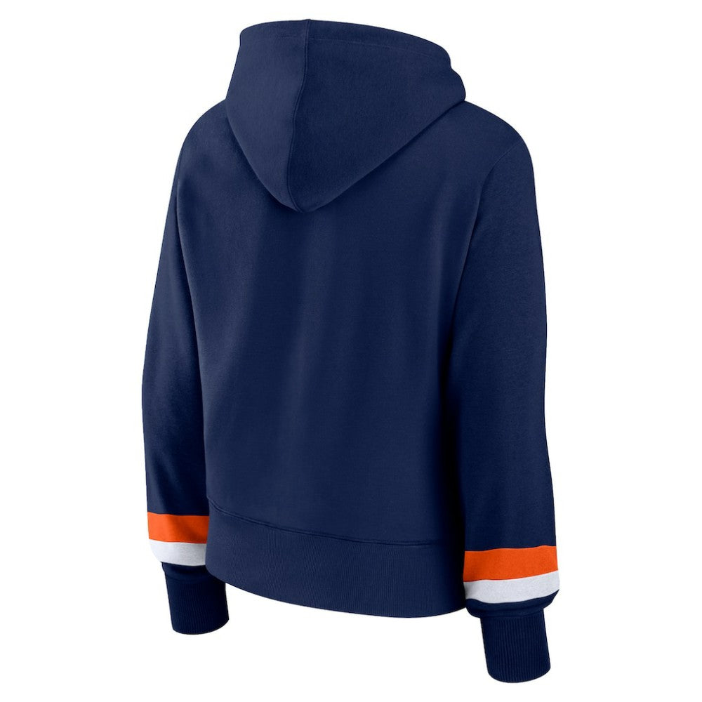 Houston Astros Women's Over Under Pullover Hoodie - Navy