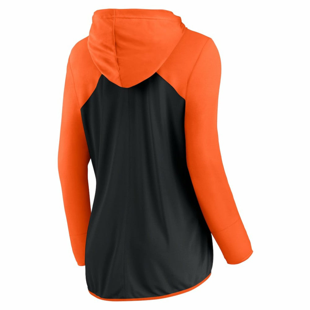 San Francisco Giants Women's Forever Fan Full-Zip Hoodie Jacket - Black/Orange