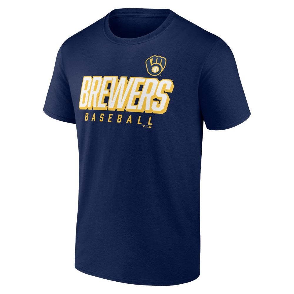 Milwaukee Brewers Player Pack T-Shirt Combo Set - Navy/Gray