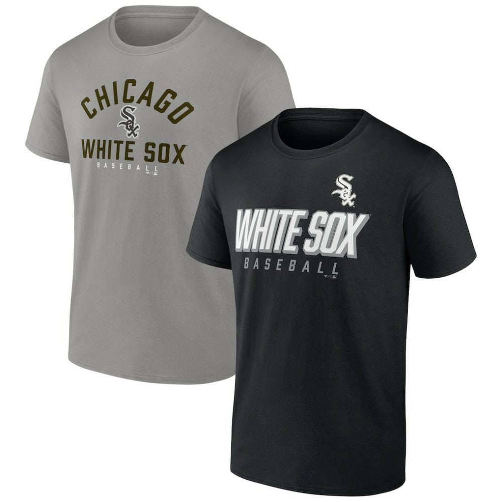 Chicago White Sox Player Pack T-Shirt Combo Set - Black/Gray