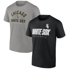 Chicago White Sox Player Pack T-Shirt Combo Set - Black/Gray