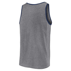 Atlanta Braves Primary Tank Top - Heather Gray