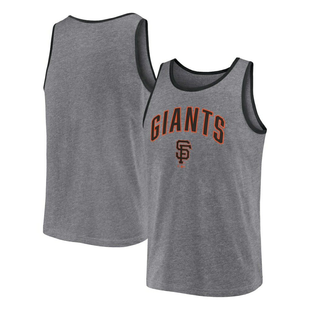 San Francisco Giants Primary Tank Top - Heather Gray