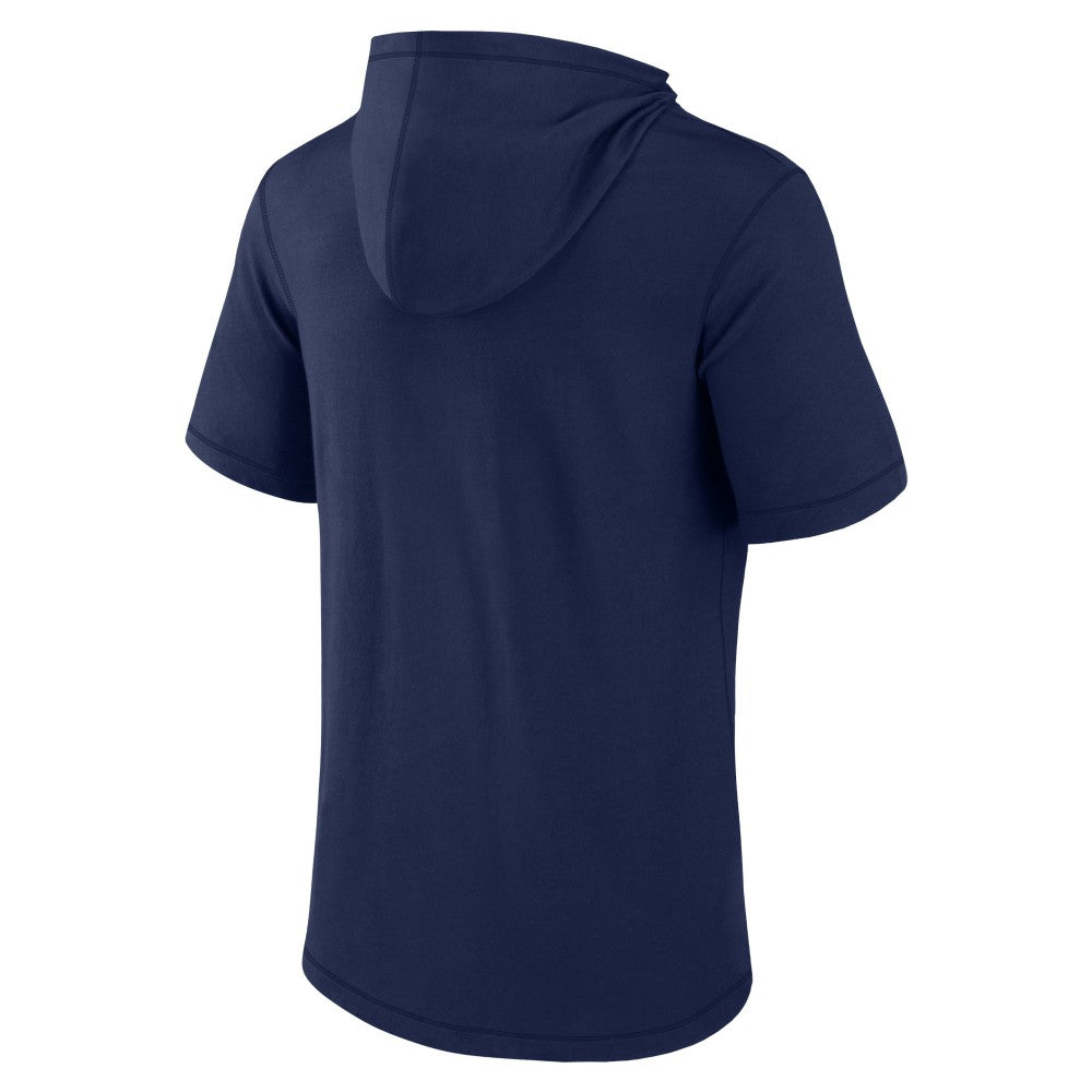 Minnesota Twins Short Sleeve Hoodie T-Shirt - Navy