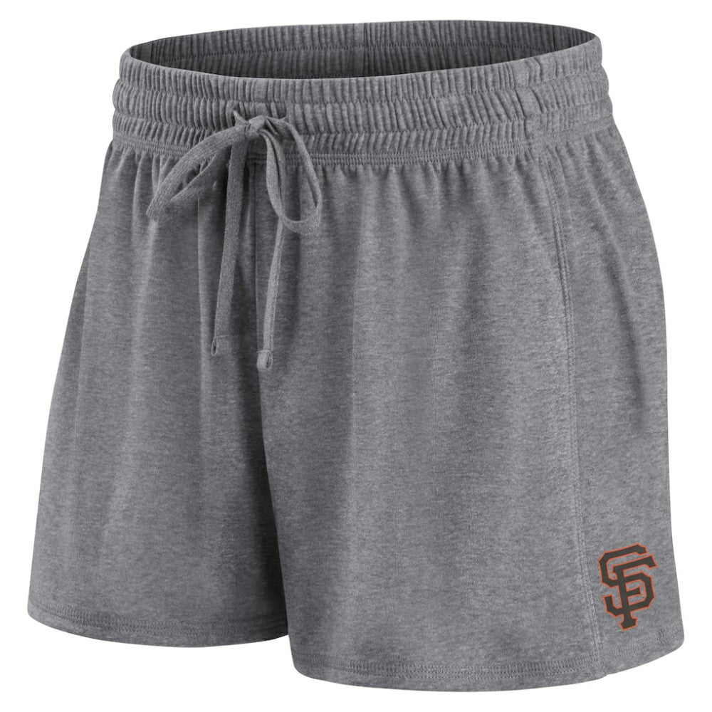 San Francisco Giants Women's Script T-Shirt & Shorts Combo Set - Black/Gray