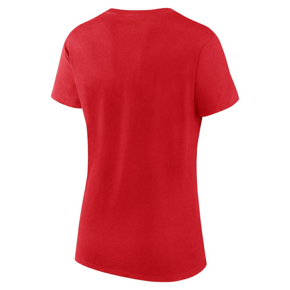 Washington Nationals Women's Script T-Shirt & Shorts Combo Set - Red/Gray