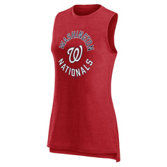 Washington Nationals Women's What Goes Around Tank Top - Heather Red