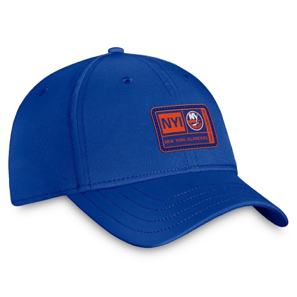 New York Islanders Fanatics Authentic Pro Training Camp Flex Hat – Royal