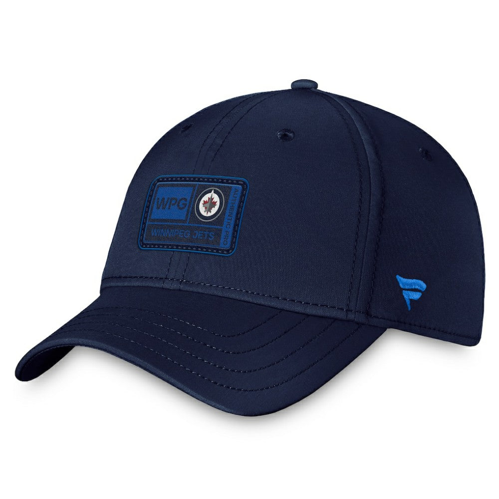 Winnipeg Jets Fanatics Authentic Pro Training Camp Flex Hat – Navy