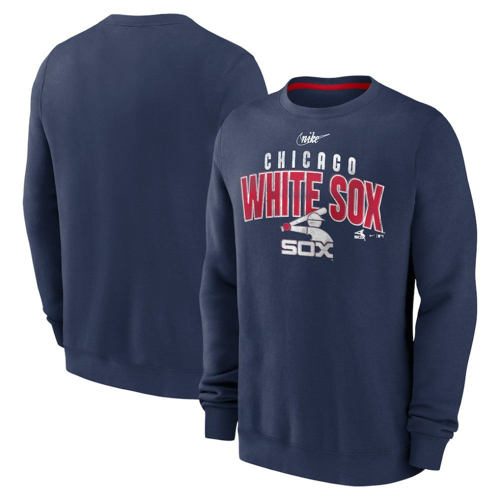 Chicago White Sox Cooperstown Collection Team Shout Out Pullover Sweatshirt - Navy | Nike