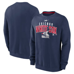 Chicago White Sox Cooperstown Collection Team Shout Out Pullover Sweatshirt - Navy | Nike