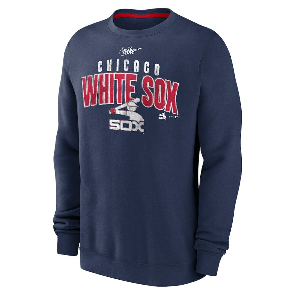 Chicago White Sox Cooperstown Collection Team Shout Out Pullover Sweatshirt - Navy | Nike