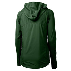 Athletics Cutter & Buck Women's Adapt Eco Knit Hybrid Recycled Full-Zip Hoodie - Hunter Green