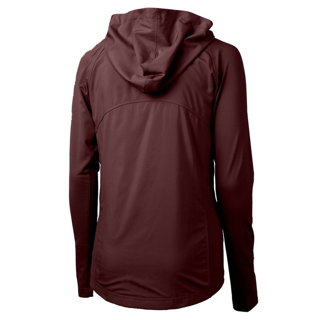 Washington Commanders Cutter & Buck Women's Adapt Eco Knit Hybrid Recycled Full-Zip Hoodie - Burgundy cheap