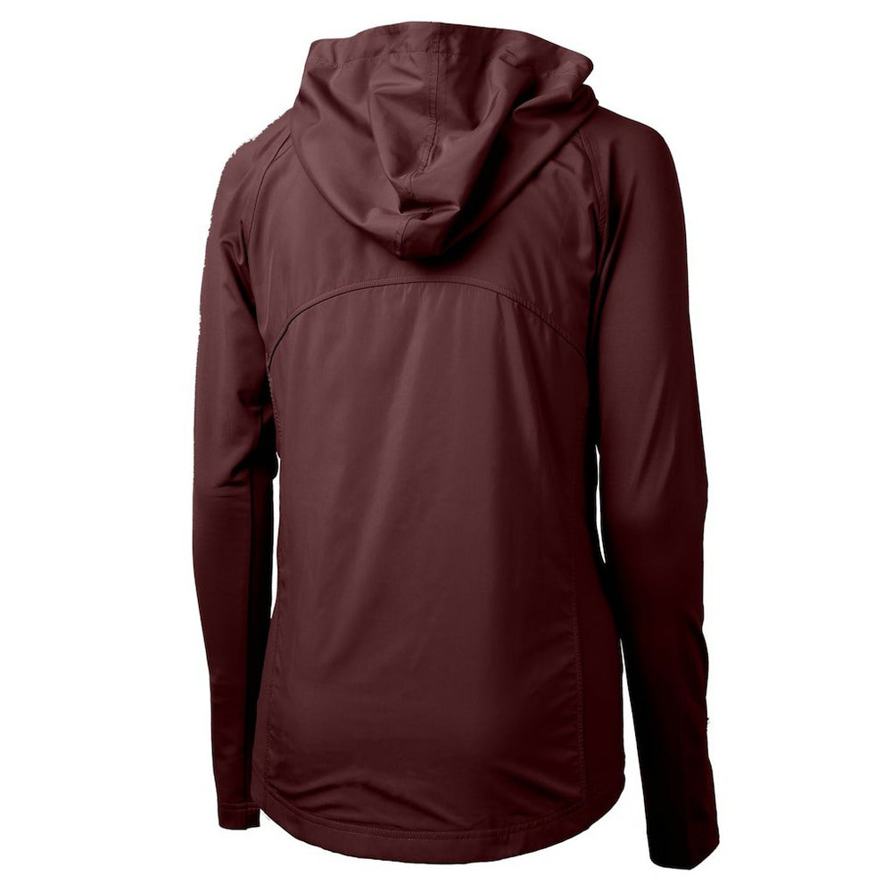 Washington Commanders Cutter & Buck Women's Adapt Eco Knit Hybrid Recycled Full-Zip Hoodie - Burgundy cheap