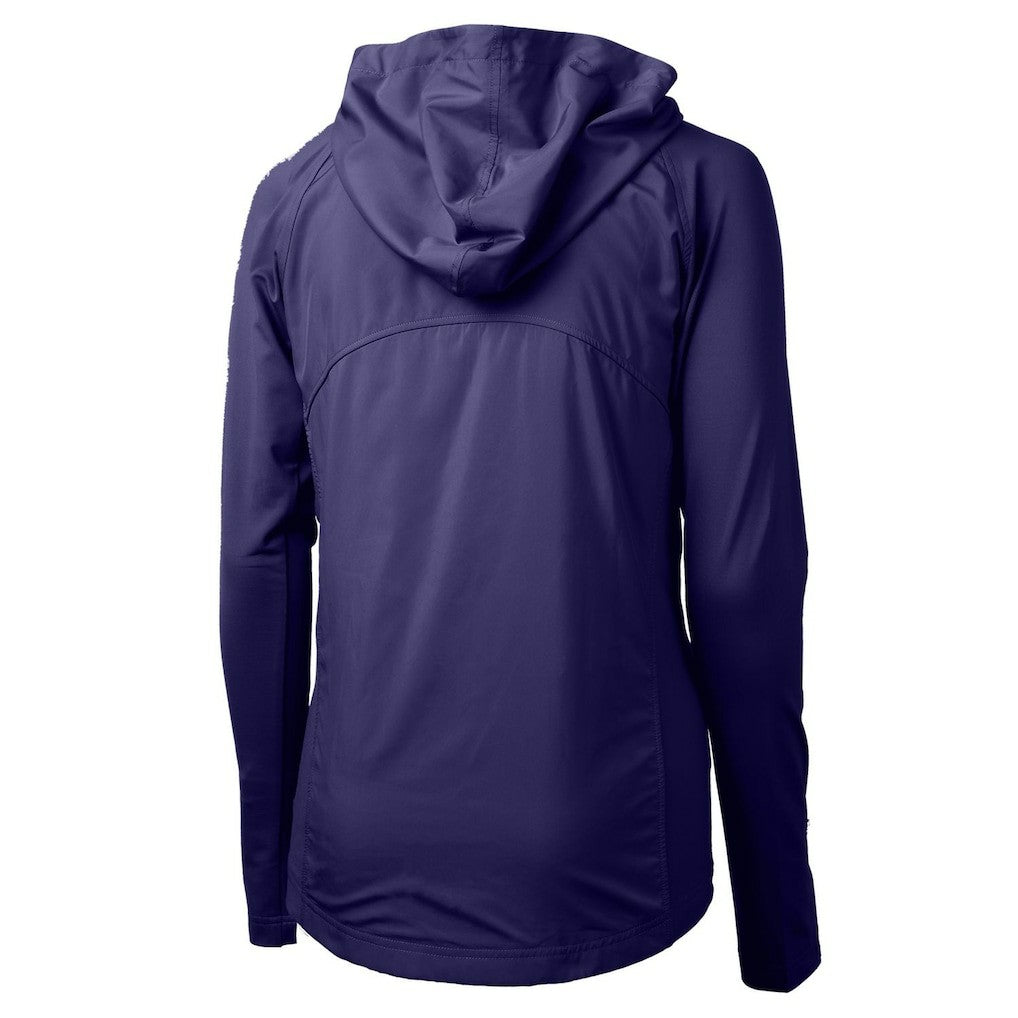 Baltimore Ravens Cutter & Buck Women's Adapt Eco Knit Hybrid Recycled Full-Zip Hoodie - Purple online