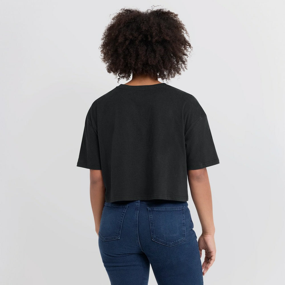 Kansas City Chiefs Women's Elements Super Soft Boxy Cropped T-Shirt - Black discount