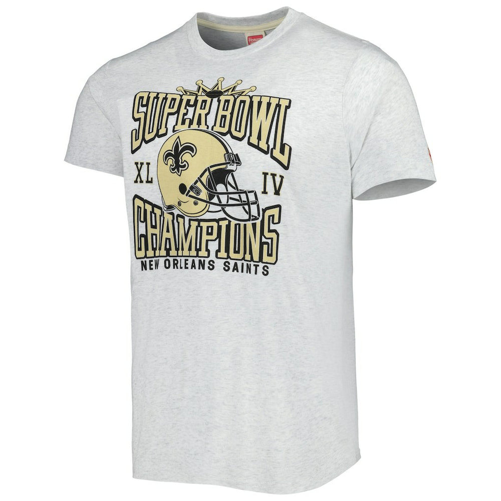 New Orleans Saints Homage Champs Hyper Local Tri-Blend T-Shirt - Ash discount