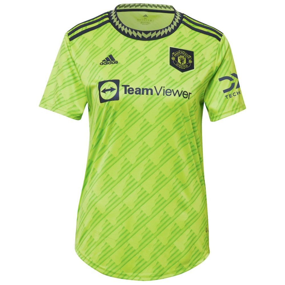 Scott McTominay Manchester United Women's 2022/23 Third Replica Player Jersey - Neon Green | Adidas outlet