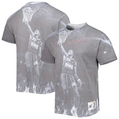 Clyde Drexler Houston Rockets Above The Rim T-Shirt - Heather Gray | Mitchell & Ness on sale