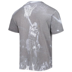 Clyde Drexler Houston Rockets Above The Rim T-Shirt - Heather Gray | Mitchell & Ness on sale