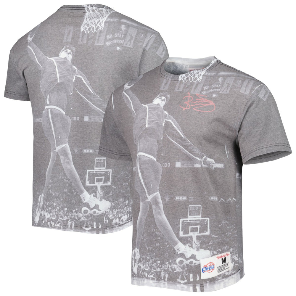 Brent Barry LA Clippers Above The Rim T-Shirt - Heather Gray | Mitchell & Ness discount