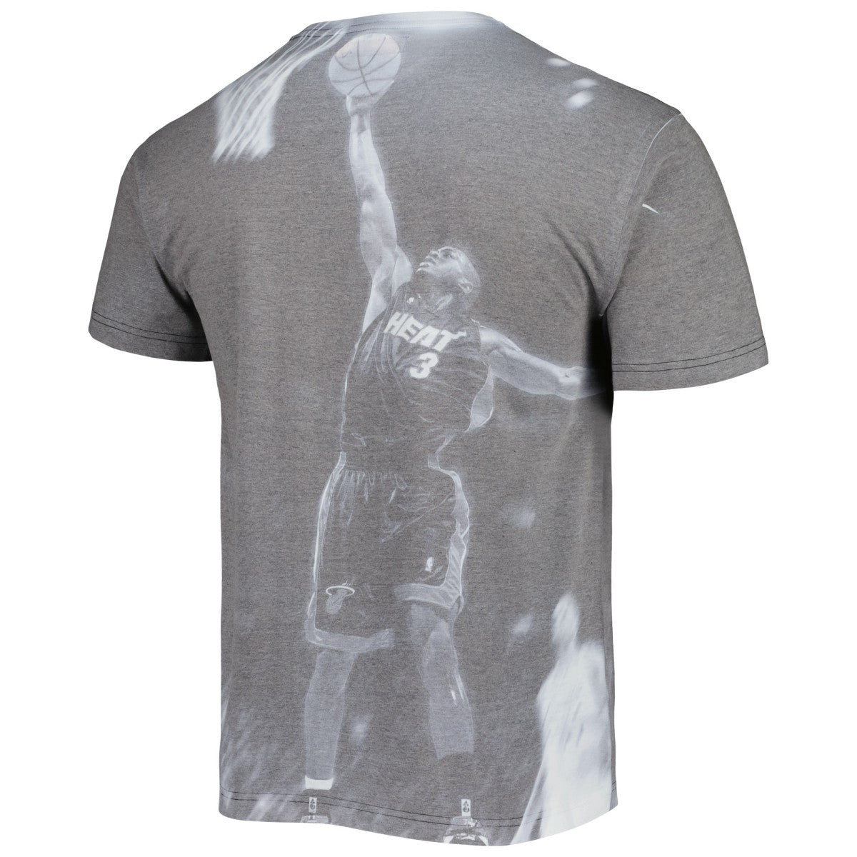Dwyane Wade Miami Heat Above The Rim T-Shirt - Heather Gray | Mitchell & Ness online