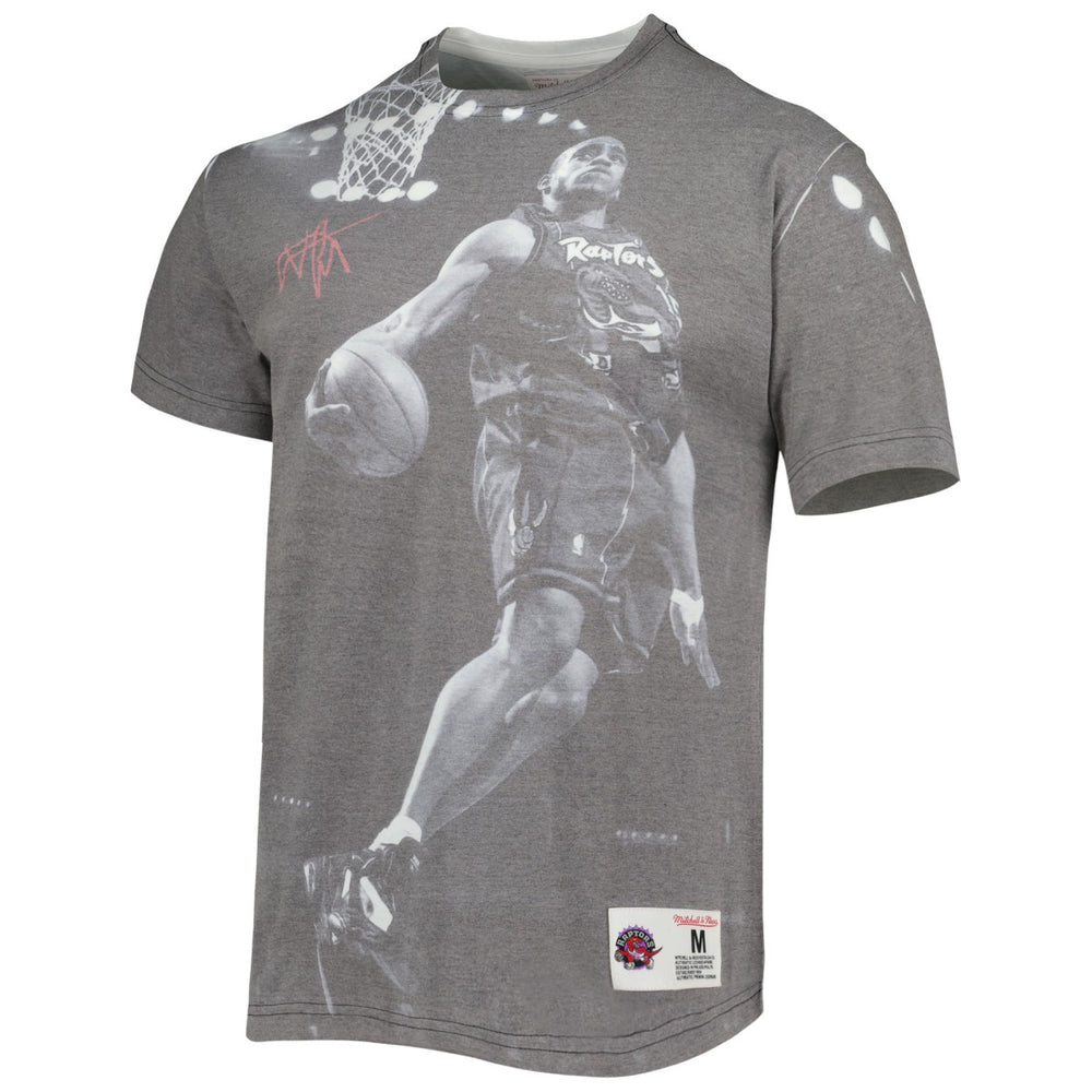 Vince Carter Toronto Raptors Above The Rim T-Shirt - Heather Gray | Mitchell & Ness discount
