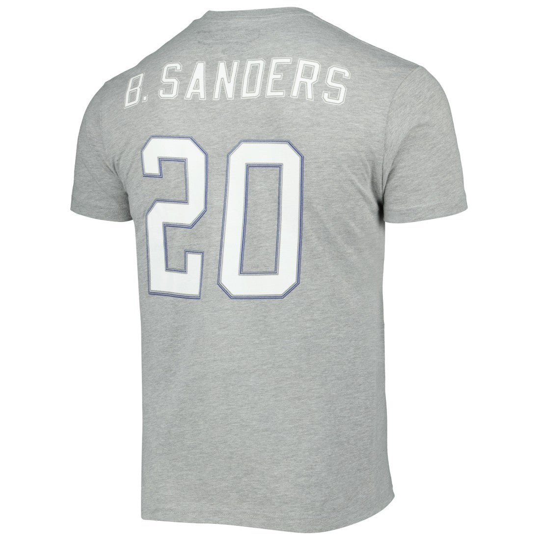 Barry Sanders Detroit Lions Retired Player Logo Name & Number T-Shirt - Gray online
