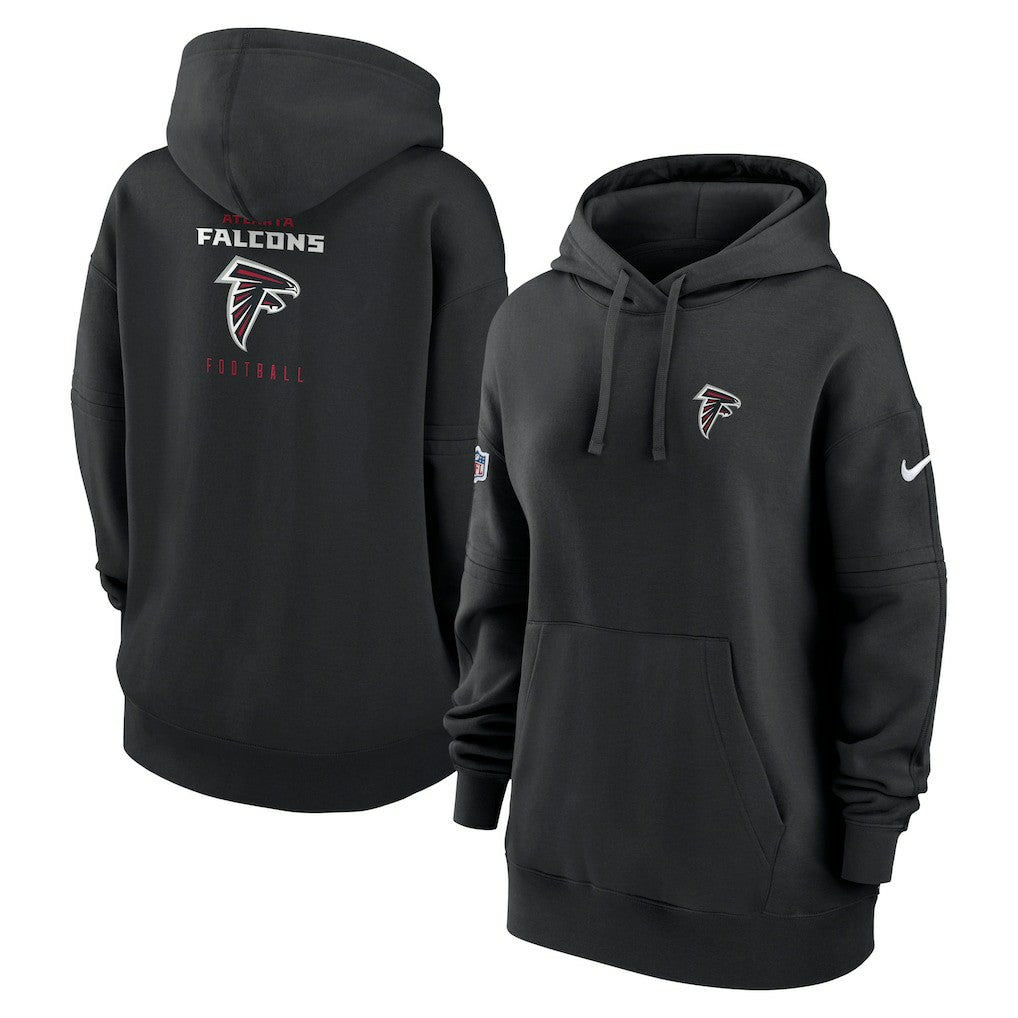 Atlanta Falcons Women's 2023 Sideline Club Fleece Pullover Hoodie - Black | Nike outlet