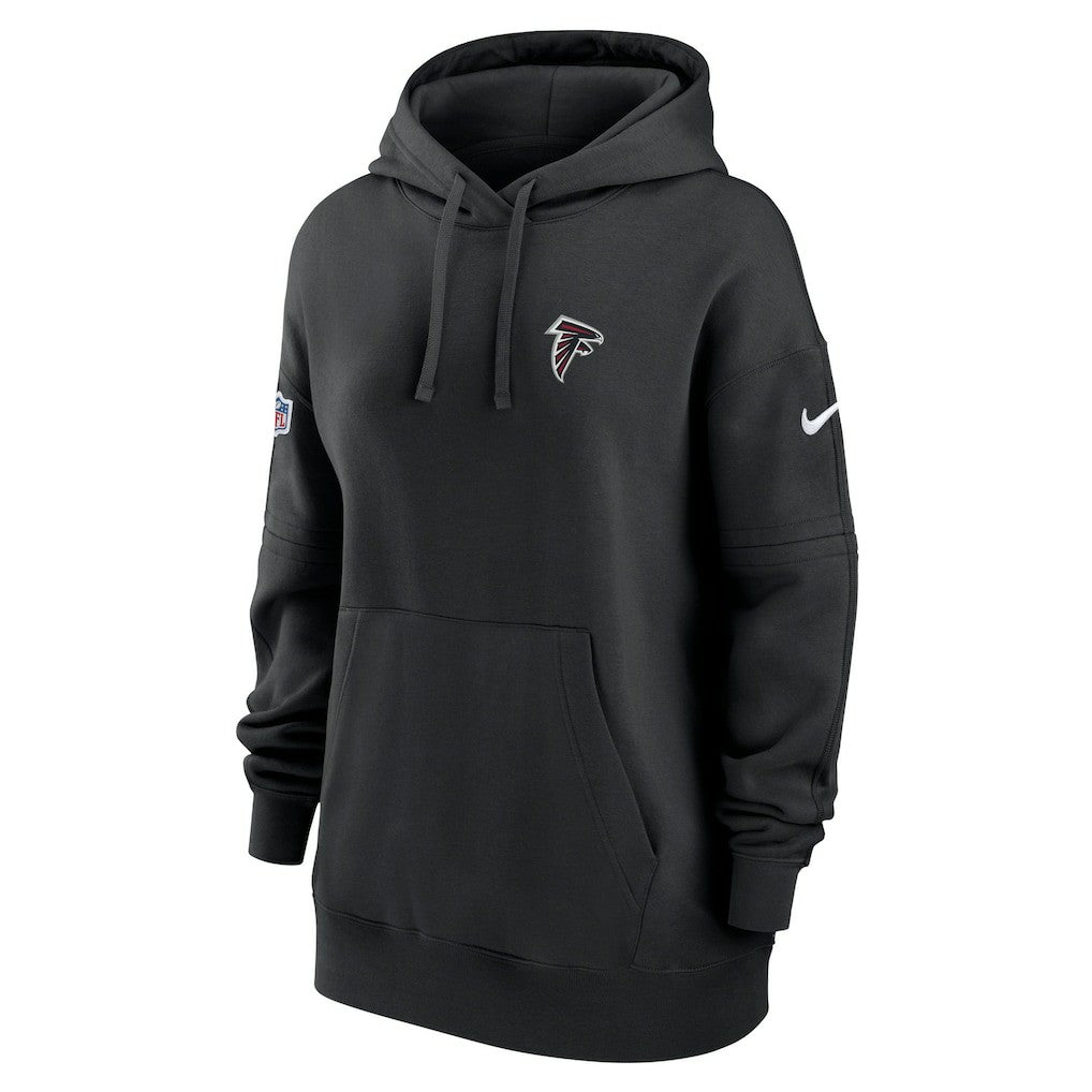 Atlanta Falcons Women's 2023 Sideline Club Fleece Pullover Hoodie - Black | Nike outlet