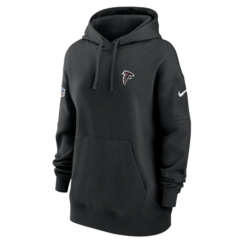 Atlanta Falcons Women's 2023 Sideline Club Fleece Pullover Hoodie - Black | Nike outlet