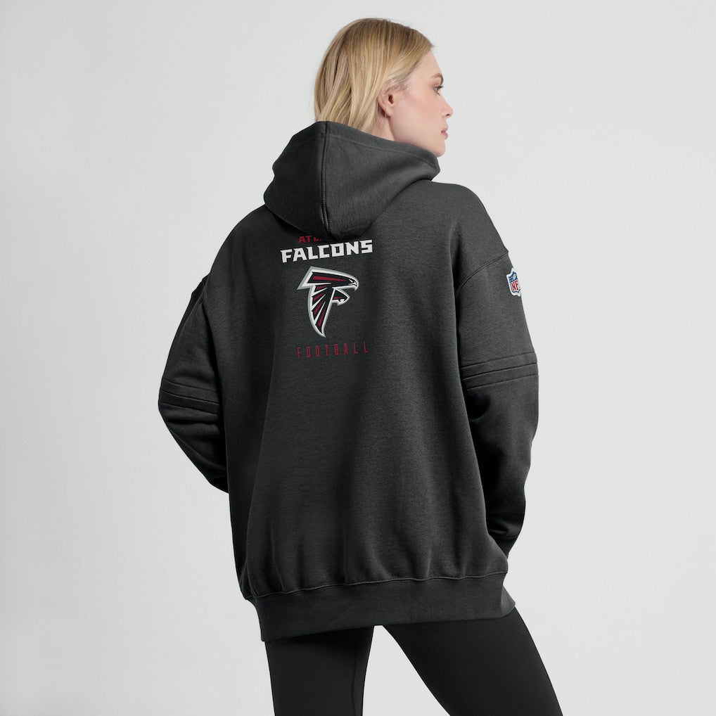 Atlanta Falcons Women's 2023 Sideline Club Fleece Pullover Hoodie - Black | Nike outlet