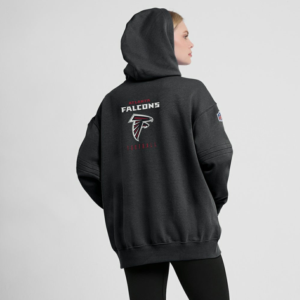 Atlanta Falcons Women's 2023 Sideline Club Fleece Pullover Hoodie - Black | Nike outlet