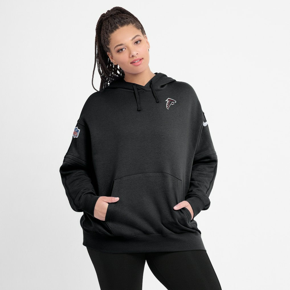 Atlanta Falcons Women's 2023 Sideline Club Fleece Pullover Hoodie - Black | Nike outlet