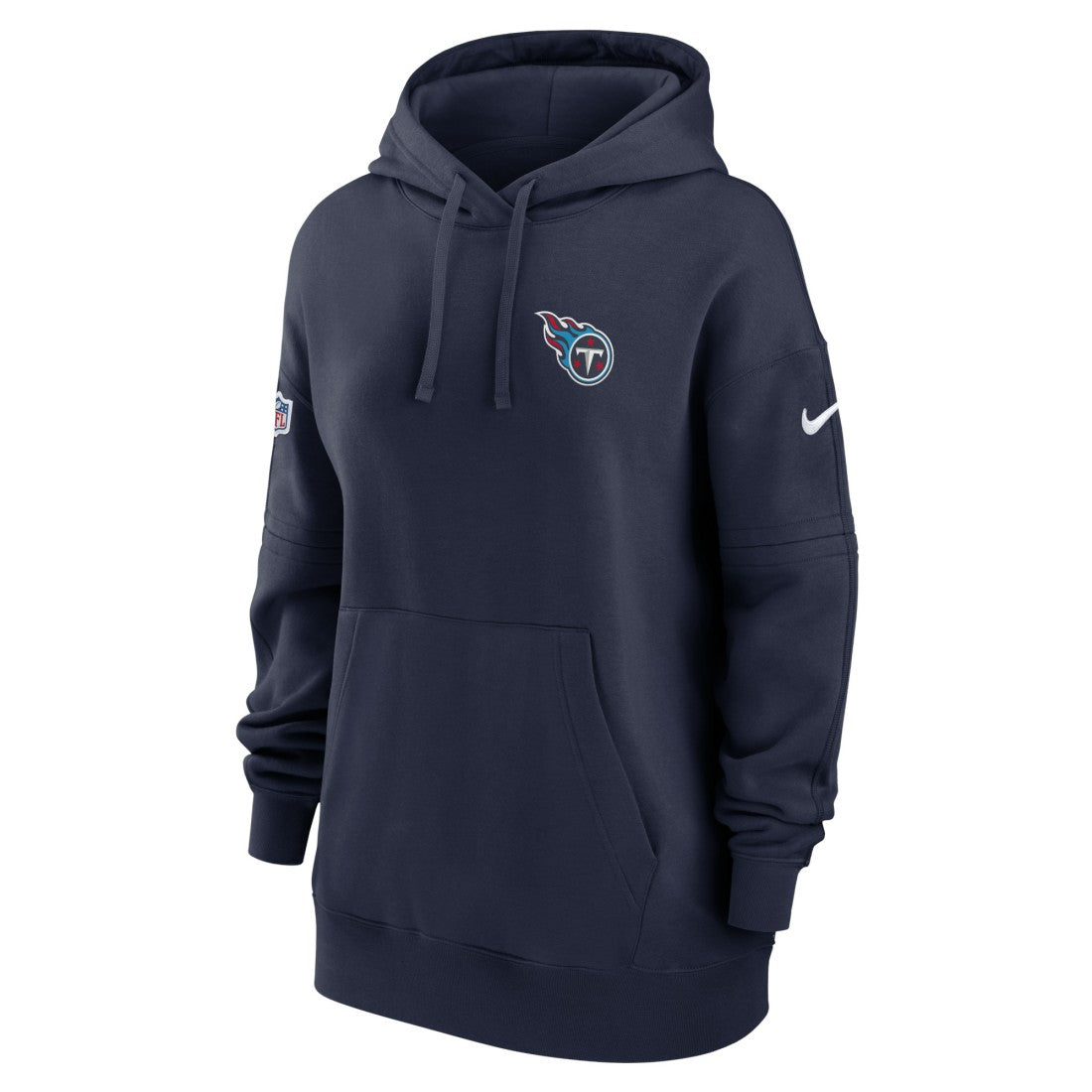 Tennessee Titans Women's 2023 Sideline Club Fleece Pullover Hoodie - Navy | Nike for sale