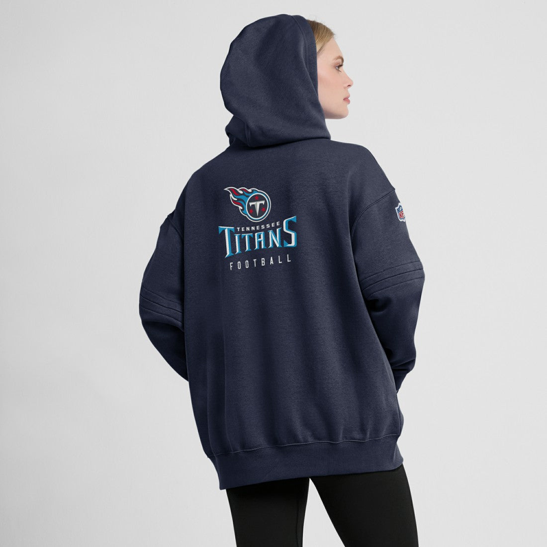 Tennessee Titans Women's 2023 Sideline Club Fleece Pullover Hoodie - Navy | Nike for sale
