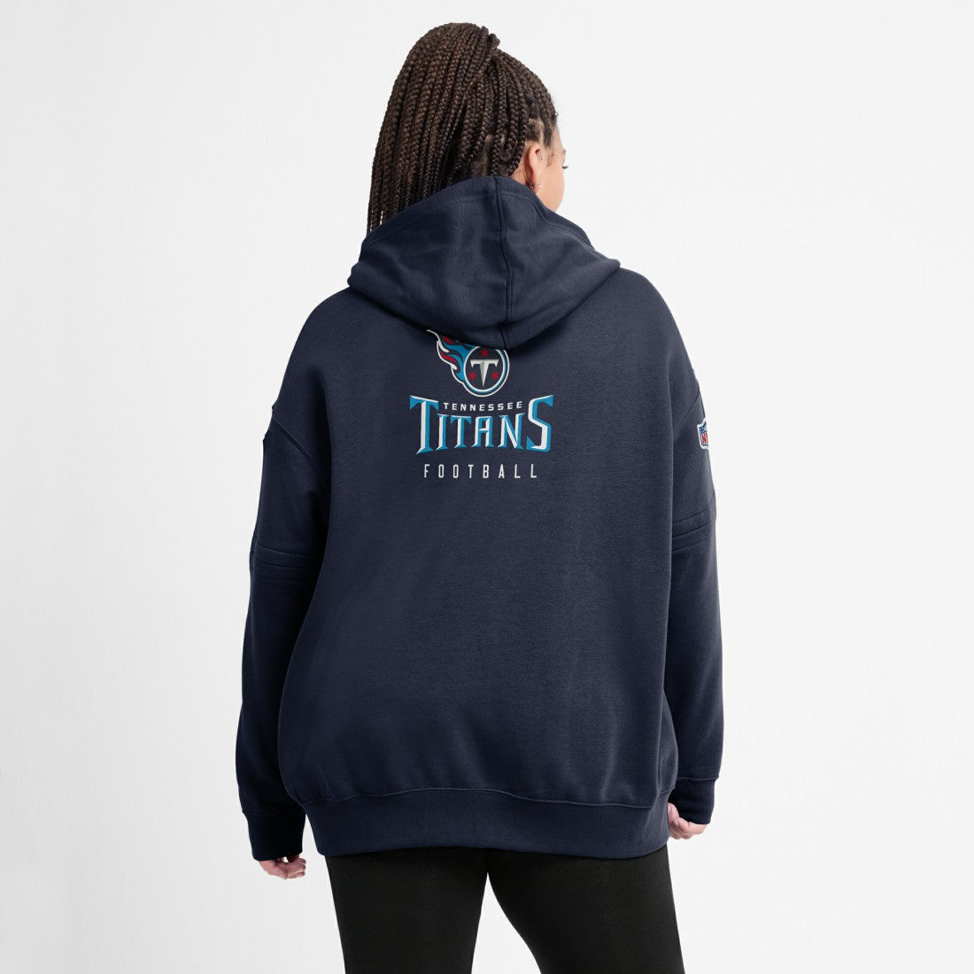 Tennessee Titans Women's 2023 Sideline Club Fleece Pullover Hoodie - Navy | Nike for sale