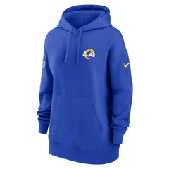 Los Angeles Rams Women's 2023 Sideline Club Fleece Pullover Hoodie - Royal | Nike cheap