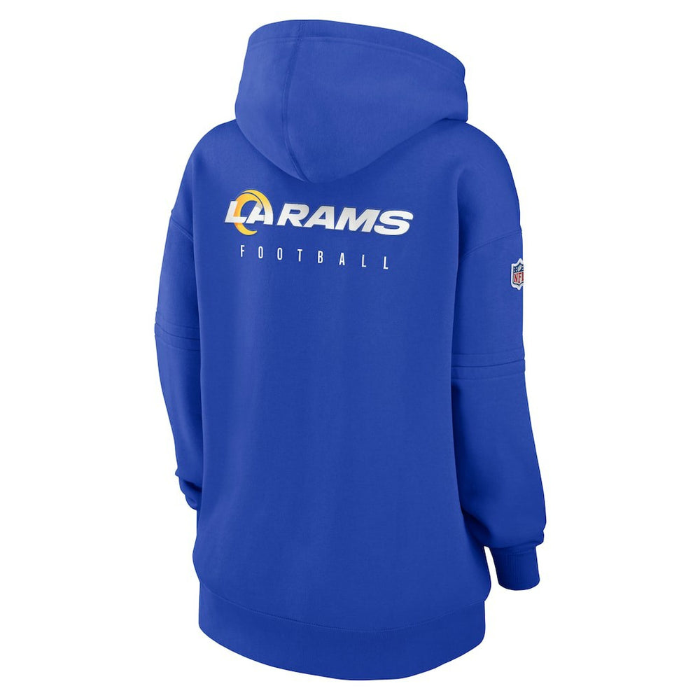 Los Angeles Rams Women's 2023 Sideline Club Fleece Pullover Hoodie - Royal | Nike cheap
