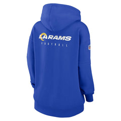 Los Angeles Rams Women's 2023 Sideline Club Fleece Pullover Hoodie - Royal | Nike cheap