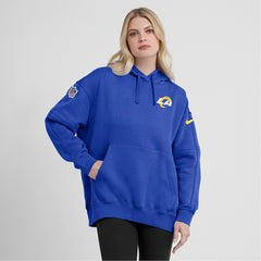 Los Angeles Rams Women's 2023 Sideline Club Fleece Pullover Hoodie - Royal | Nike cheap