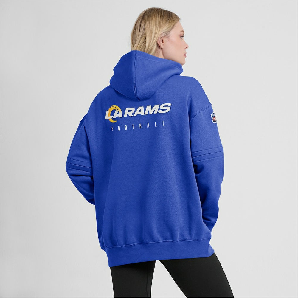 Los Angeles Rams Women's 2023 Sideline Club Fleece Pullover Hoodie - Royal | Nike cheap
